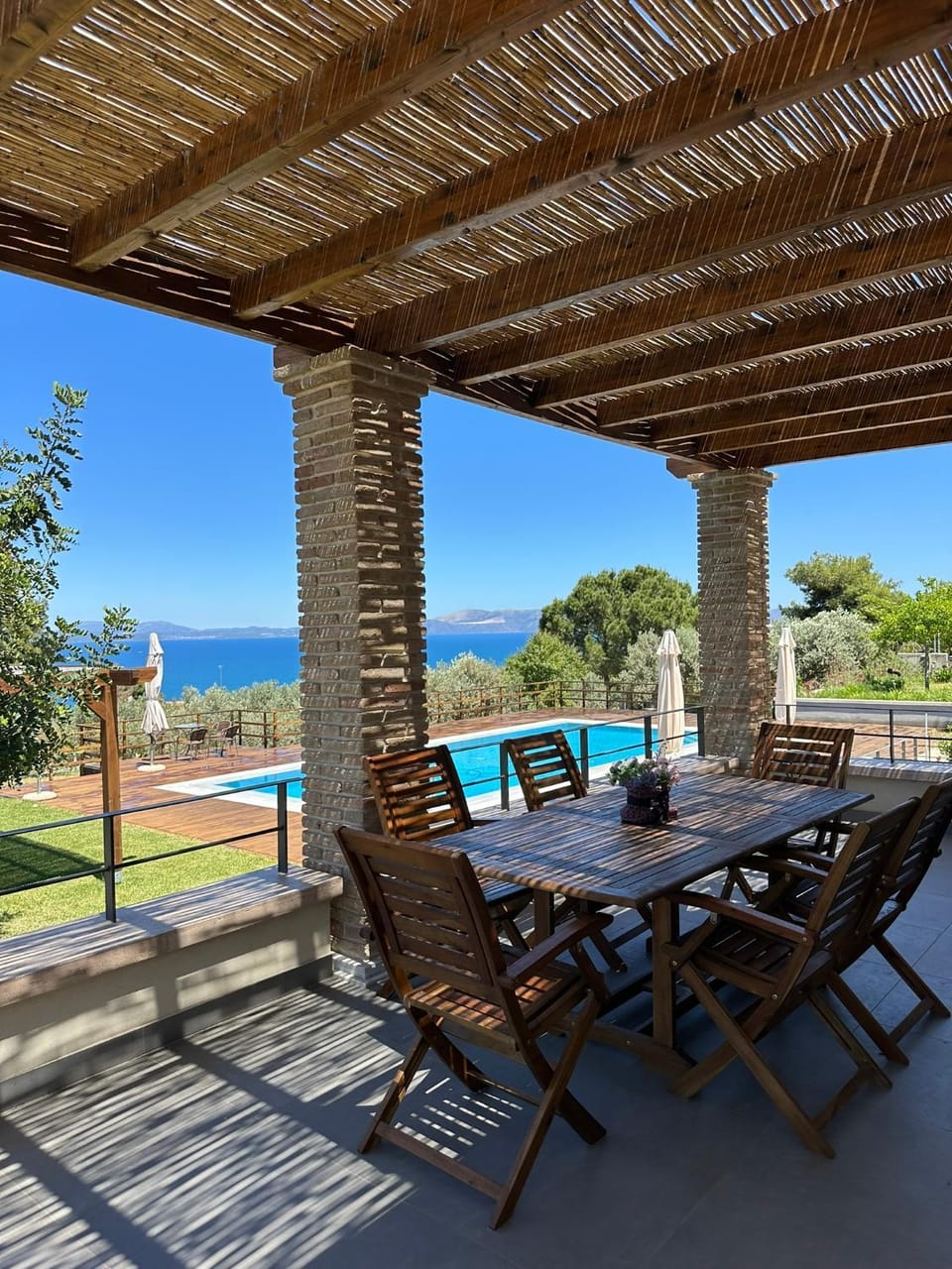 View (from property/room), Balcony/Terrace, Garden view, Pool view, Sea view