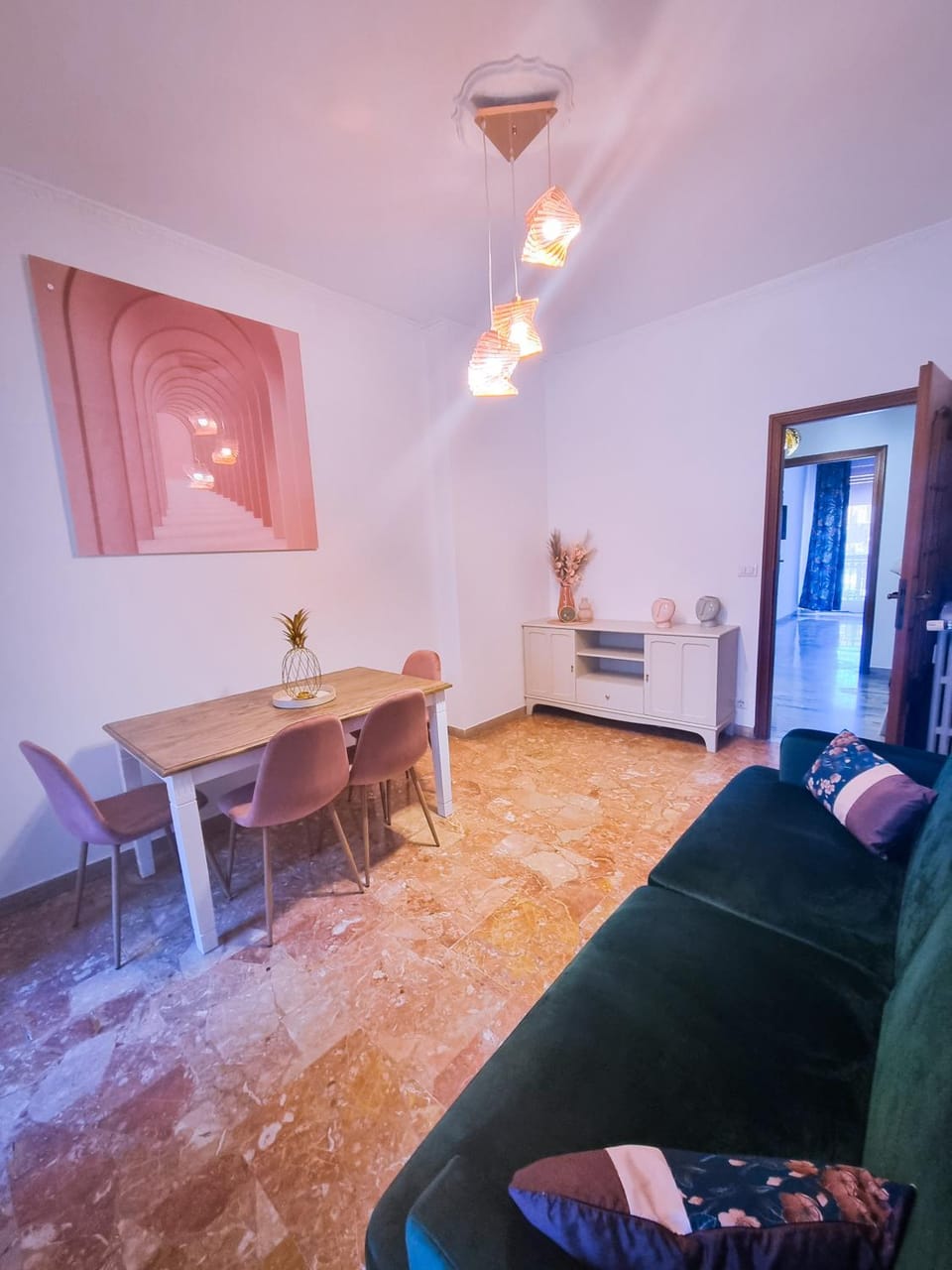 Living room, Seating area, Dining area