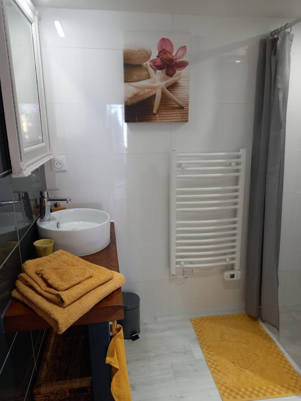 Bathroom, towels