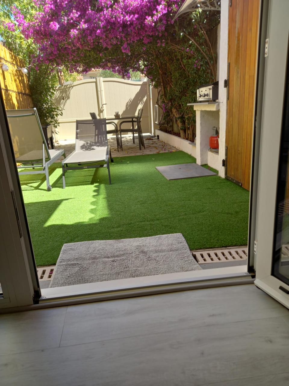 Patio, Day, Garden view
