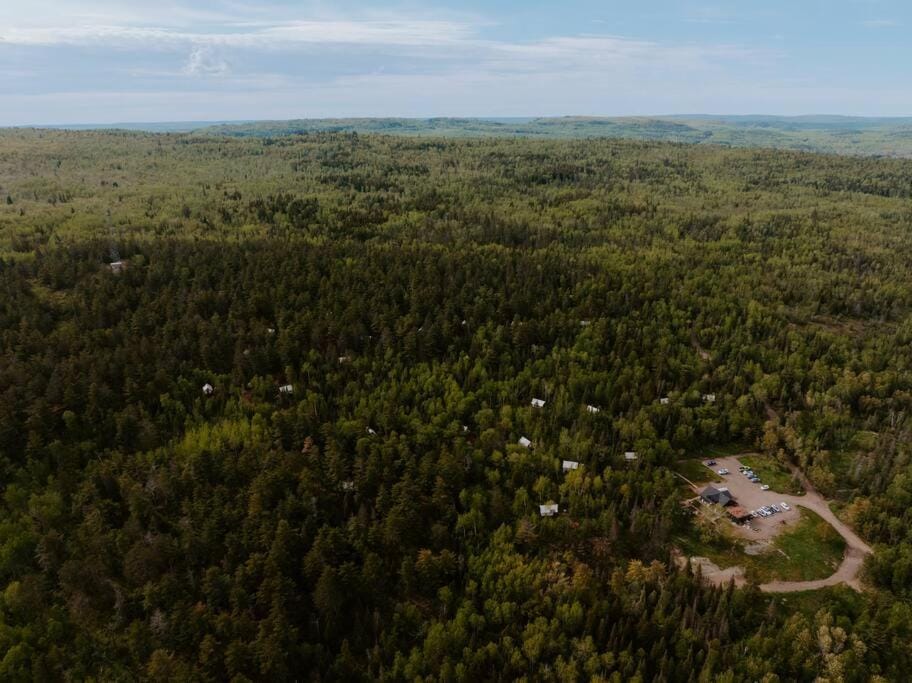 North Shore Camping Company Luxury tent in Beaver Bay