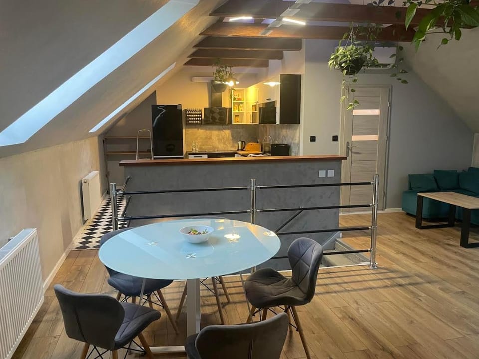 Kitchen or kitchenette, Living room, Dining area, oven, stove