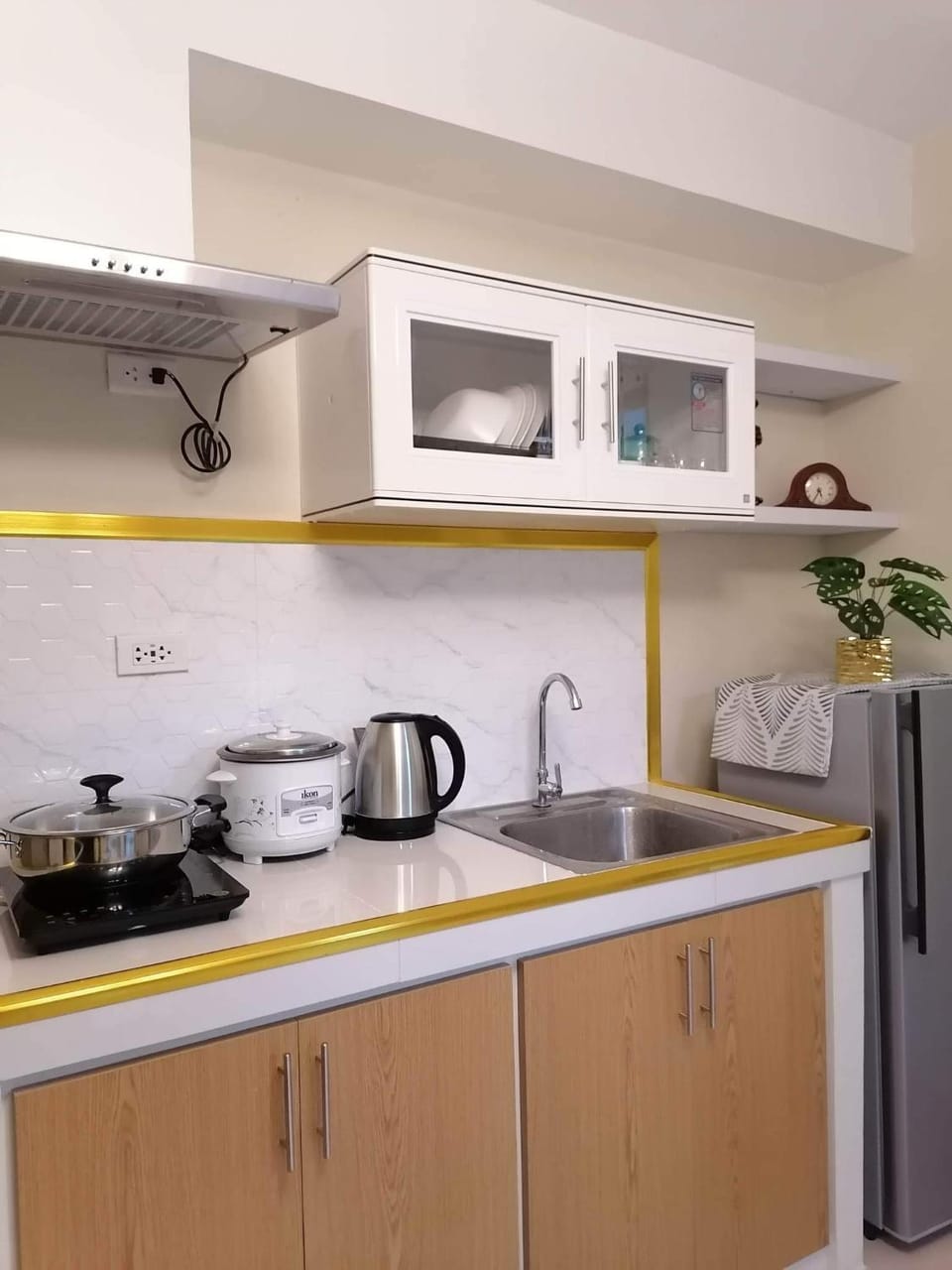 Coffee/tea facilities, Kitchen or kitchenette, dishwasher, stove