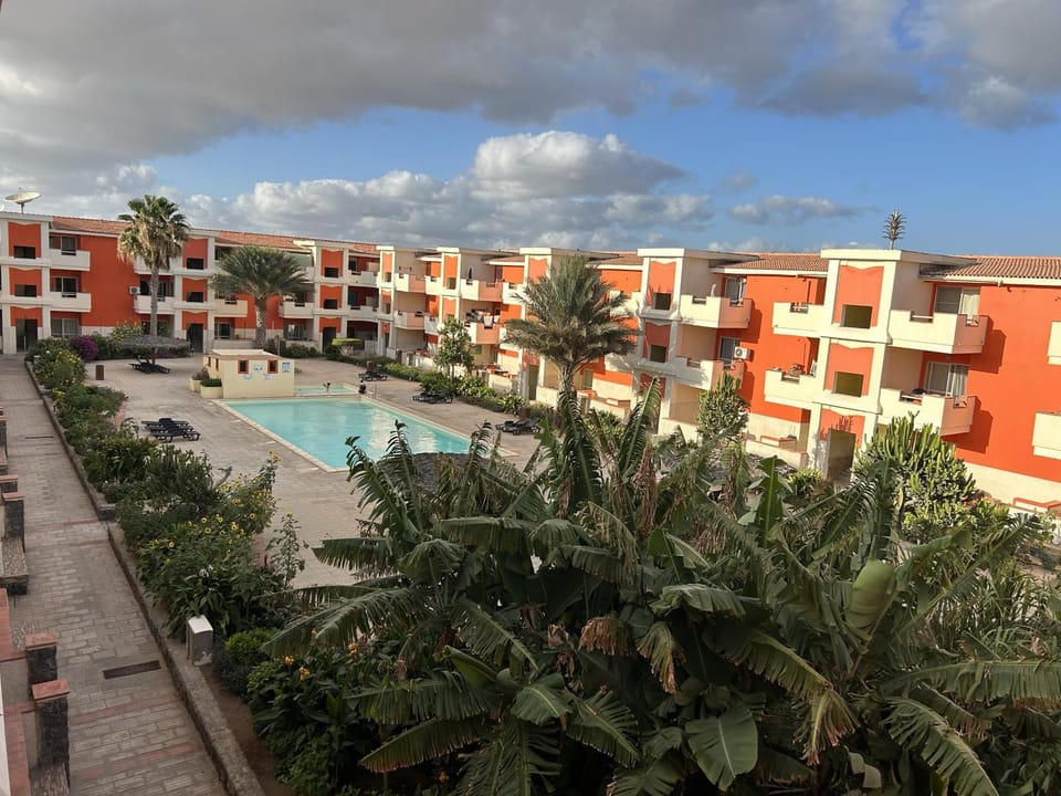Property building, Pool view