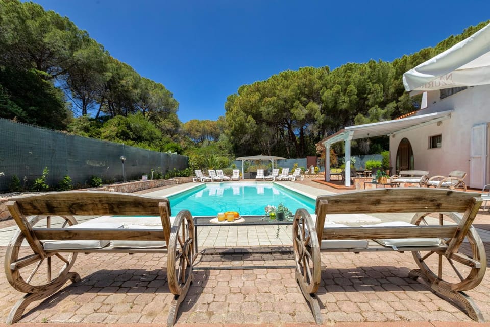 Property building, Living room, Swimming pool