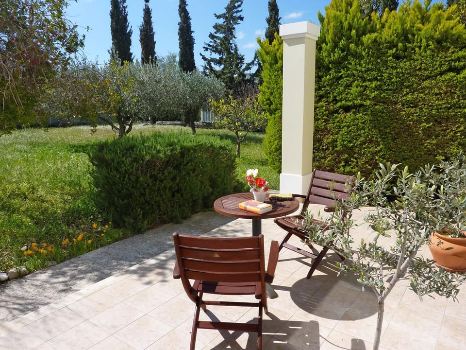 Patio, Spring, Day, Garden, Garden view