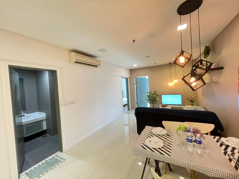 Living room, Photo of the whole room, Seating area, Dining area, Bedroom, air conditioner