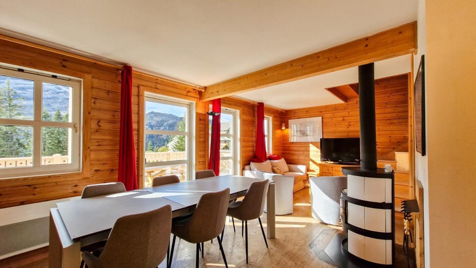 Résidence Hameau - Chalet confortable · Poêle à bois · Terrasse · Garage · WIFI gratuit MAE-8714 Chalet in Arâches-la-Frasse