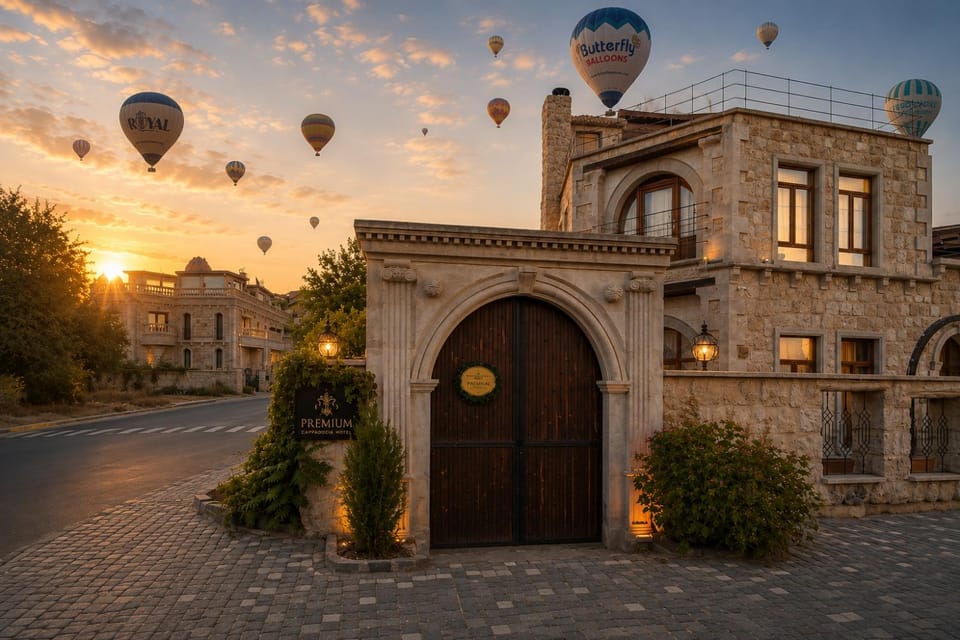 Property building, Nearby landmark, Landmark view, Sunrise