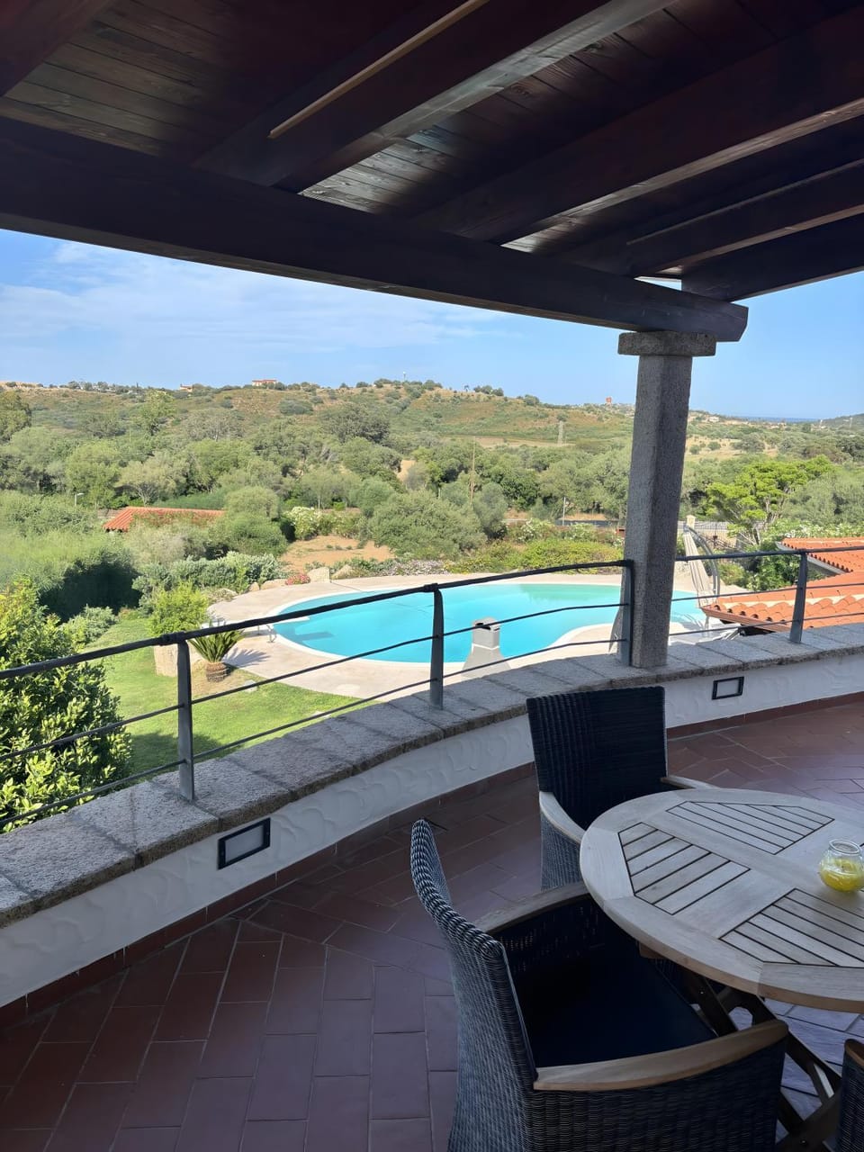 Property building, Living room, Swimming pool