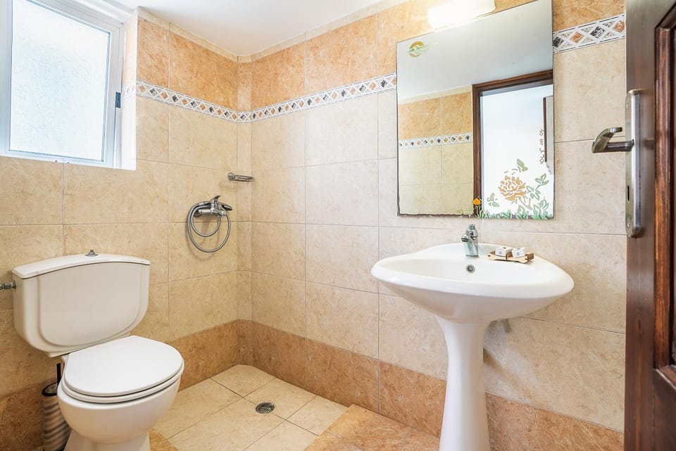 Bathroom, Living room