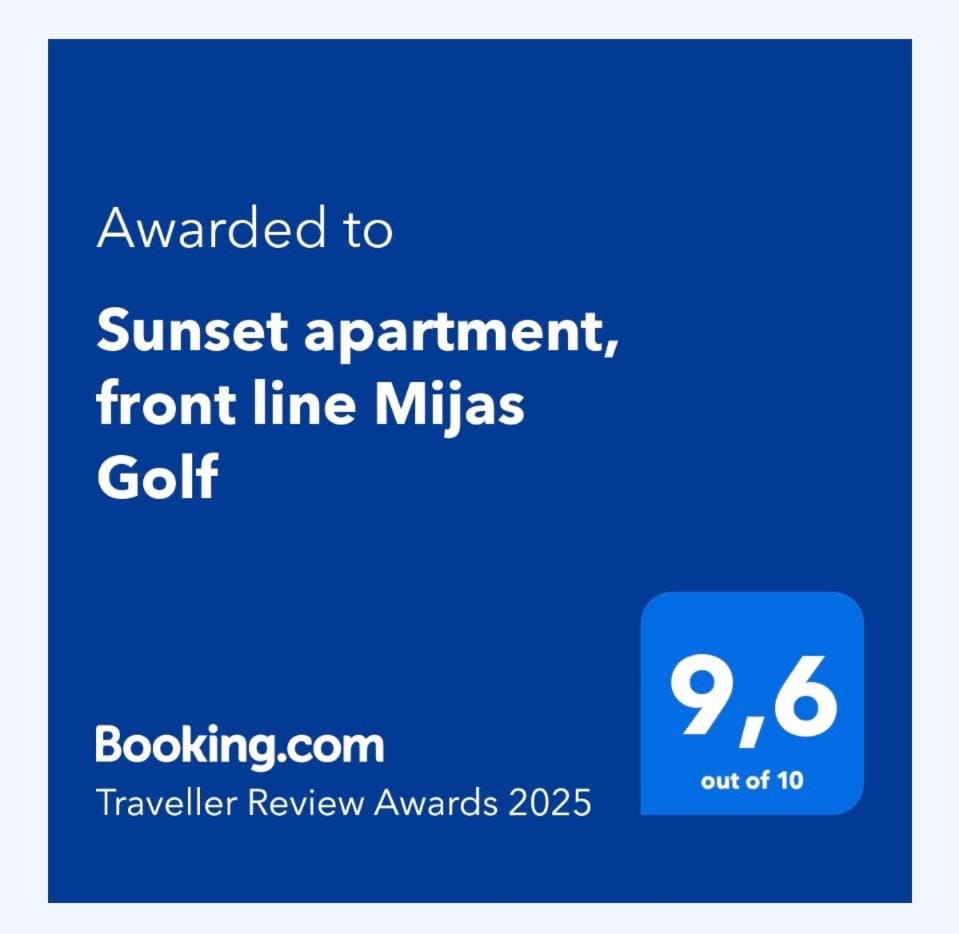 Sunset apartment, front line Mijas Golf Apartment in Costa del Sol