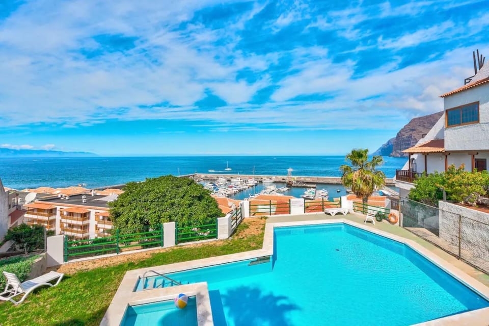 Property building, Living room, Swimming pool