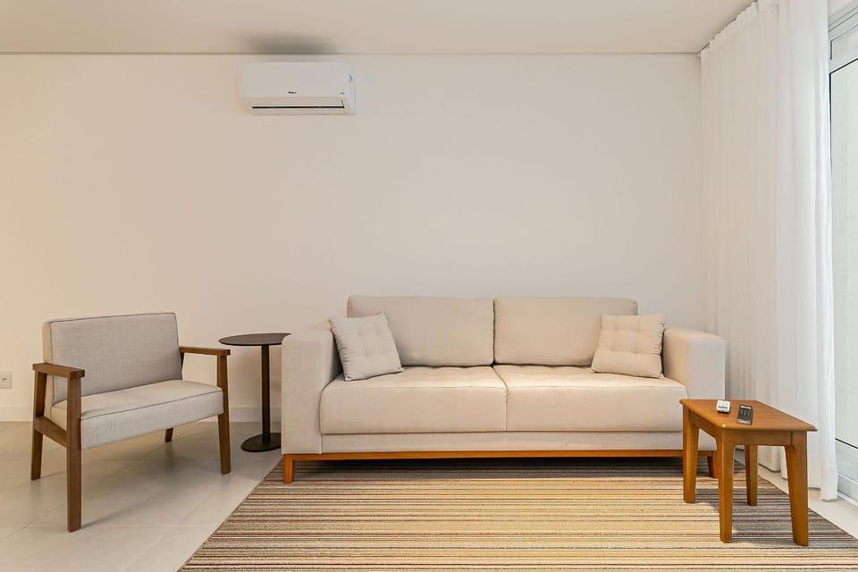 WI-FI 500MB | 500m from the sea | Barbecue #IA16 Apartment in Florianopolis