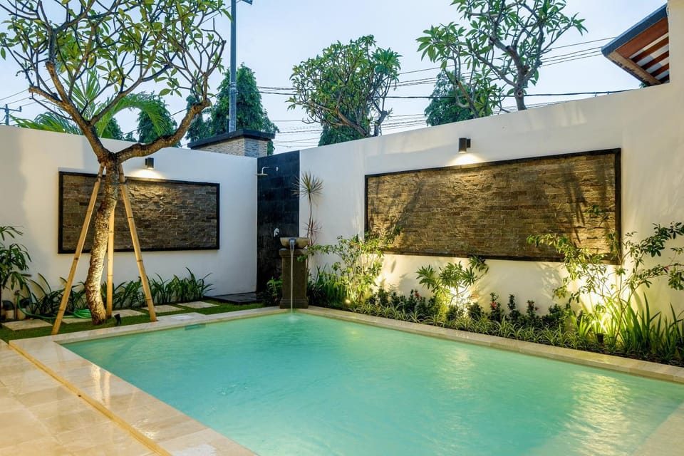 Pool view, sunbed