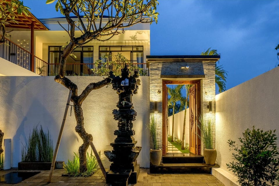 Property building, Garden view