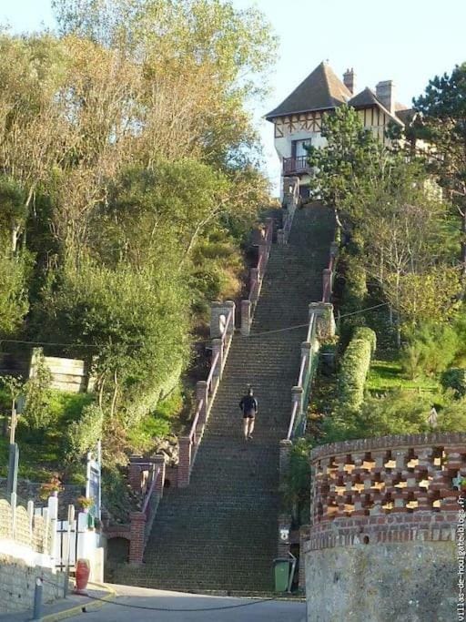 Appartement Duplex Cosy au calme à 50m de la plage Apartment in Houlgate