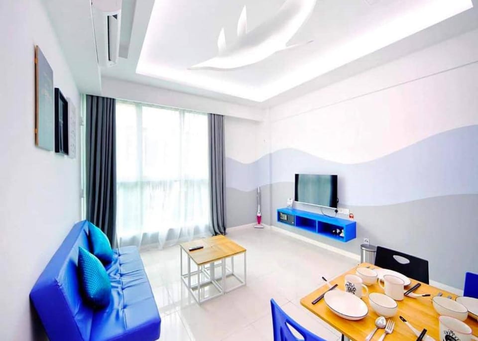 reSTARY - Ocean, Sutera Avenue Infinity Pool - Imago Opposite - KK City- 4BR,12Pax 来沙旅 海洋主题公寓 - 无边际日落海景泳池 - Imago商场对面 - KK市中心 - 4房12人 Apartment in Kota Kinabalu