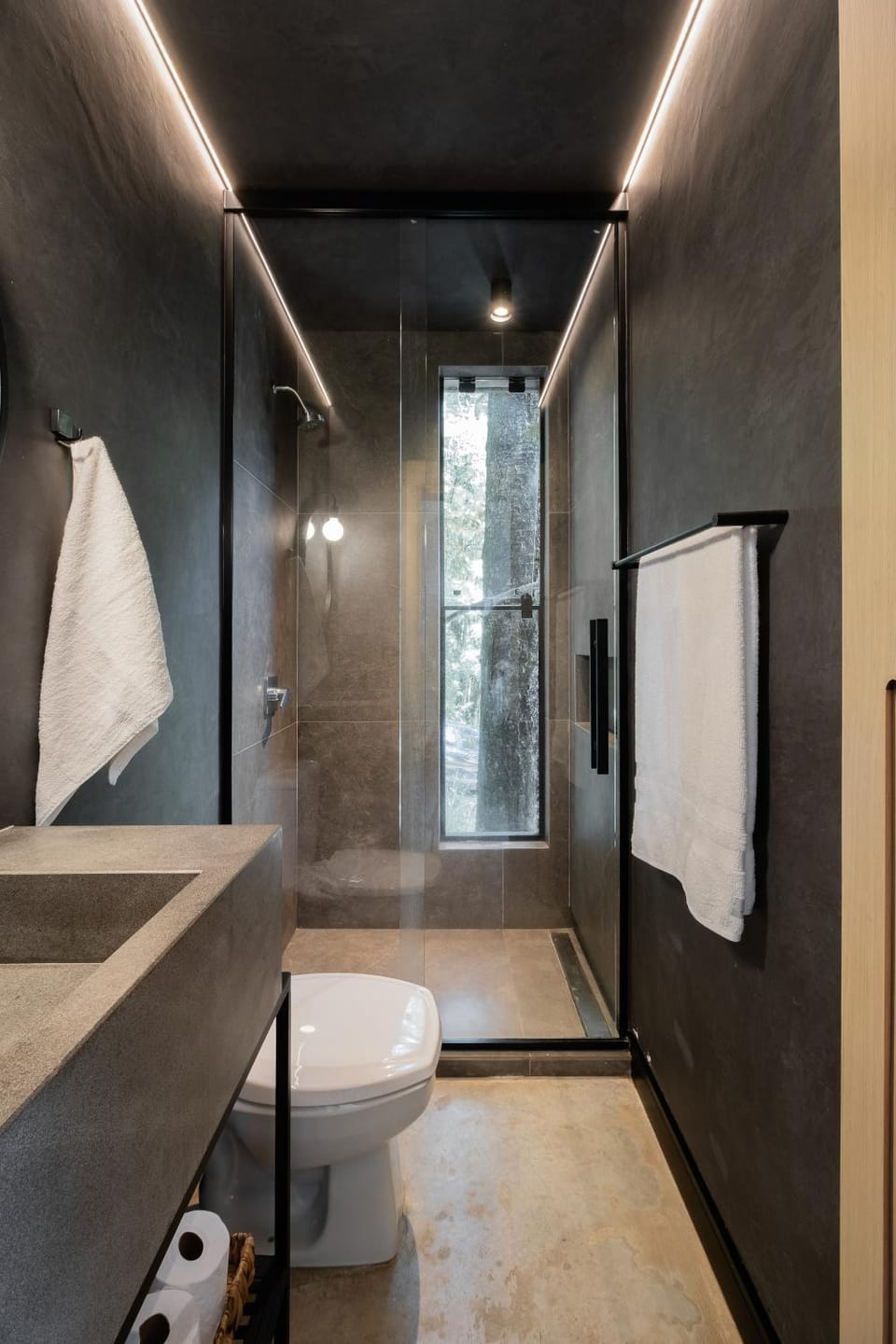 Shower, Bathroom, towels