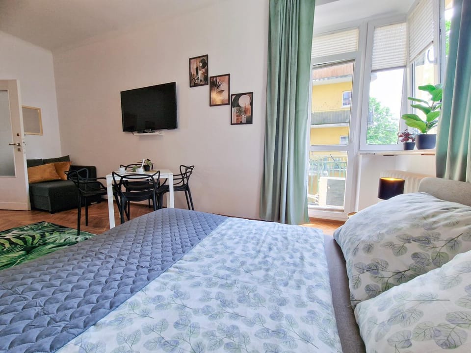 Bed, TV and multimedia, Balcony/Terrace, Photo of the whole room, Bedroom