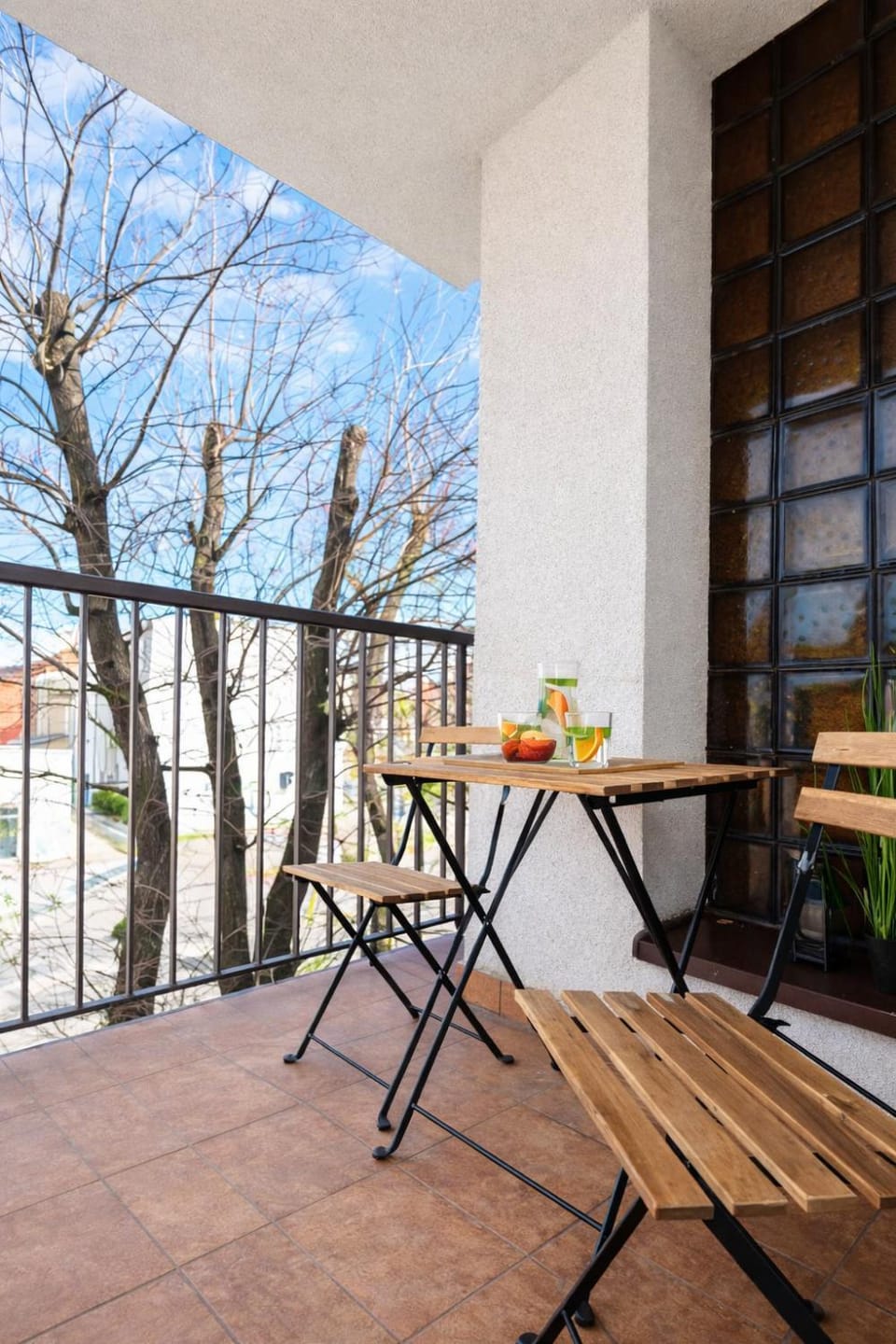 View (from property/room), Balcony/Terrace, furniture