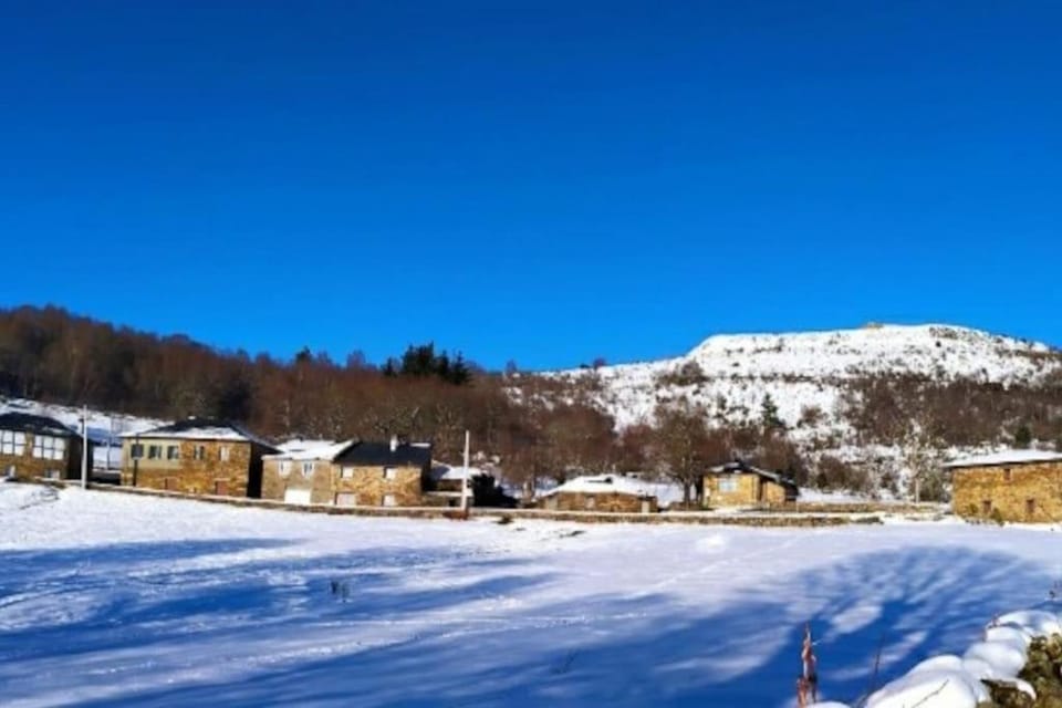 Natural landscape, Winter, Mountain view
