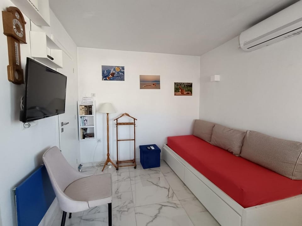 Communal lounge/ TV room, Bed, TV and multimedia, Photo of the whole room, air conditioner