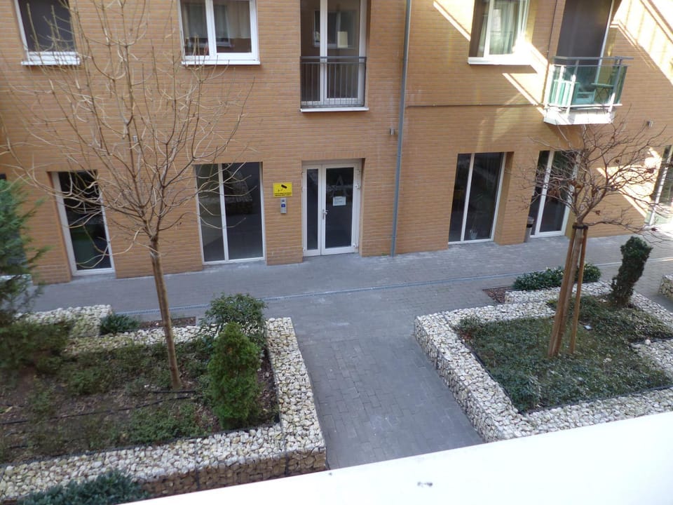 Property building, Spring, Neighbourhood, Garden view