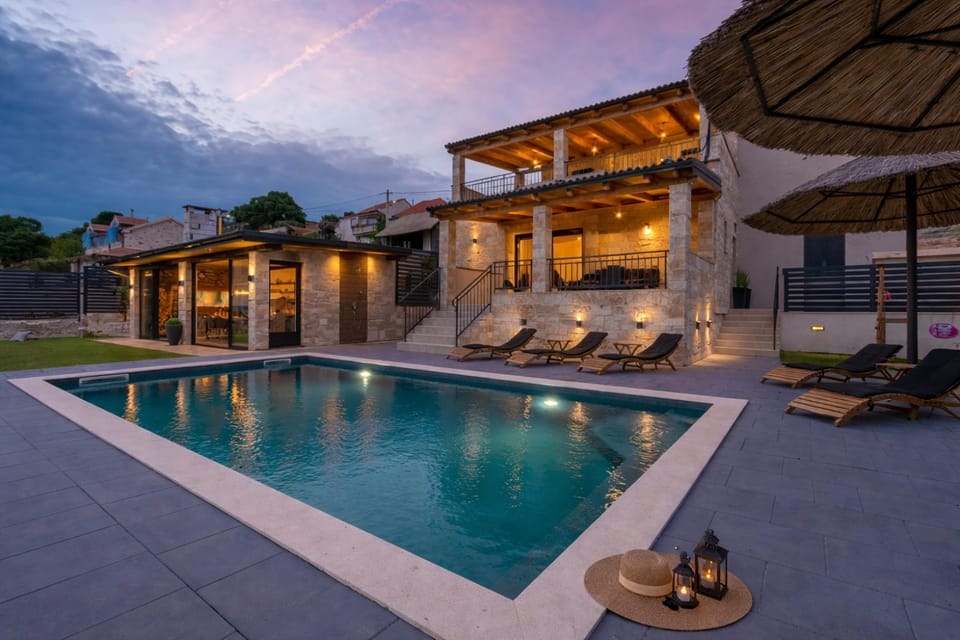 Property building, Patio, Day, Pool view, Swimming pool