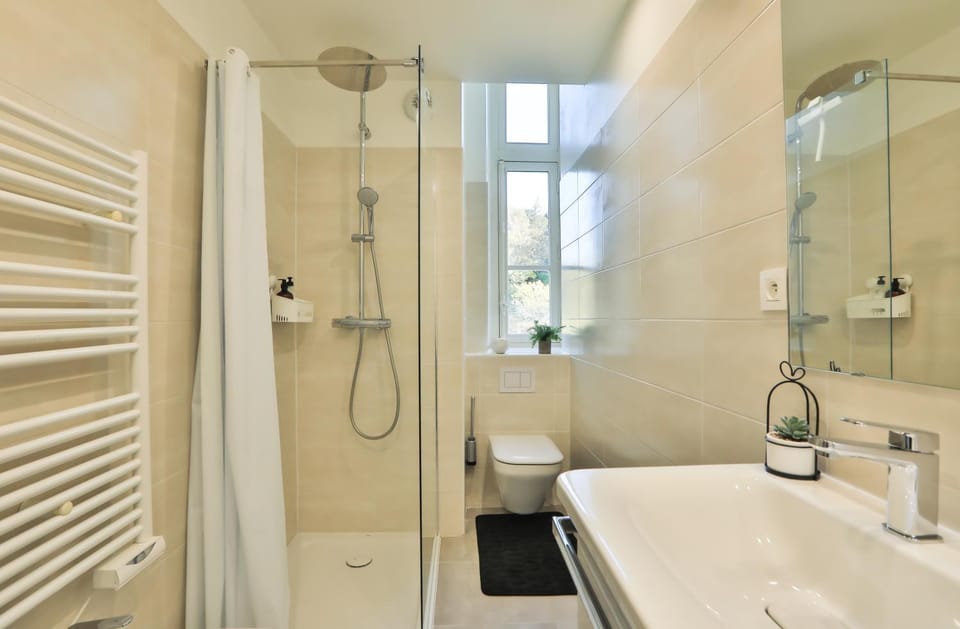 Shower, Bathroom, towels