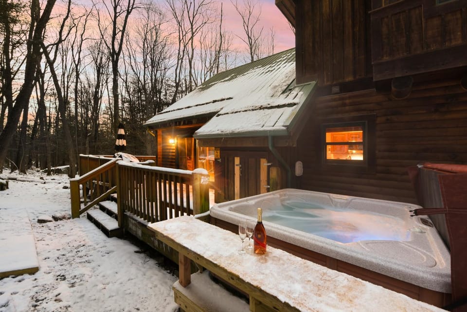 Winter, Hot Tub, Spa and wellness centre/facilities