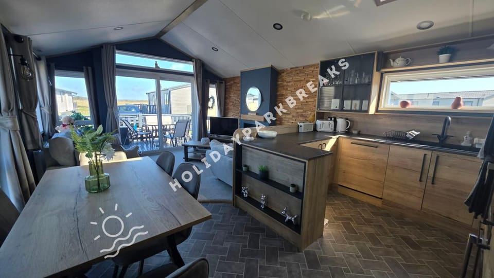 Living room, kitchen