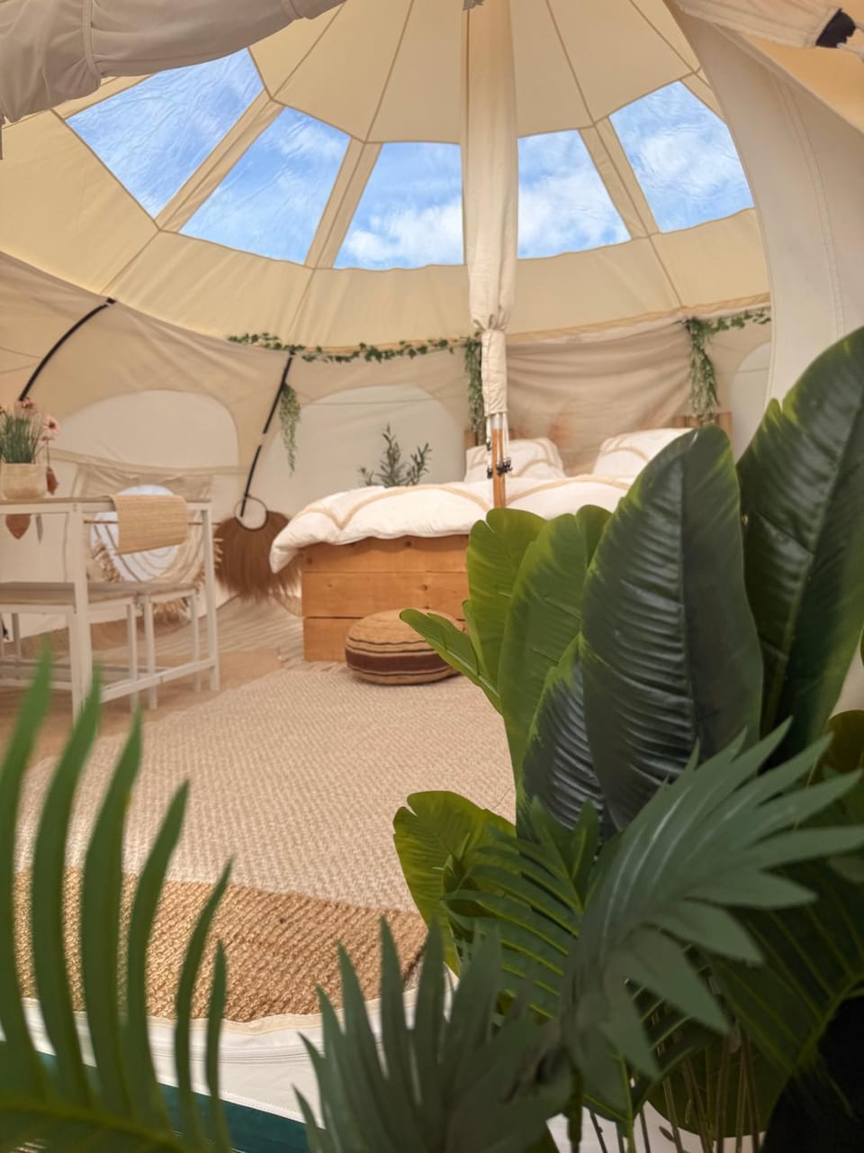 Glamping & wellness Moonlight Luxury tent in Flanders