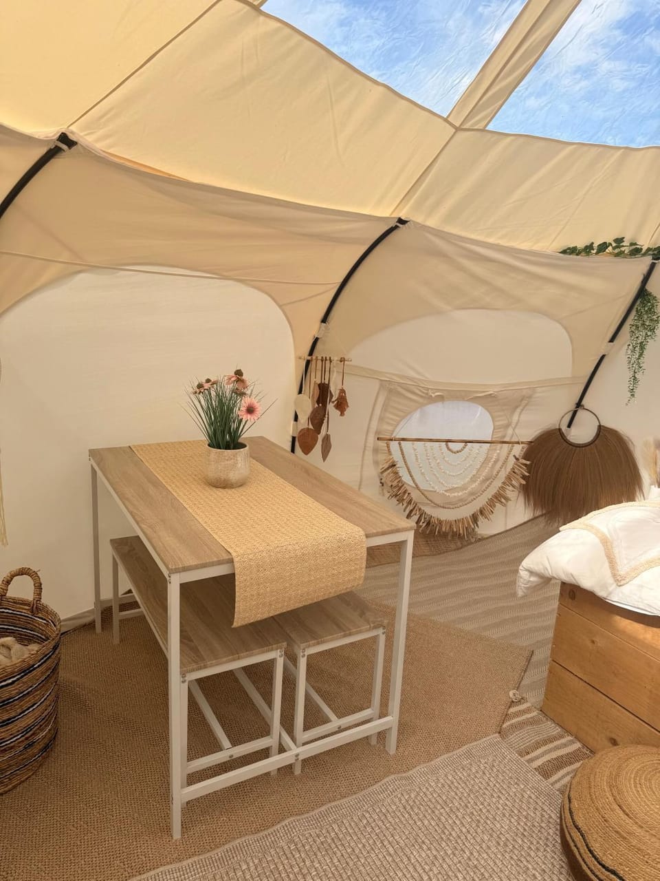 Glamping & wellness Moonlight Luxury tent in Flanders