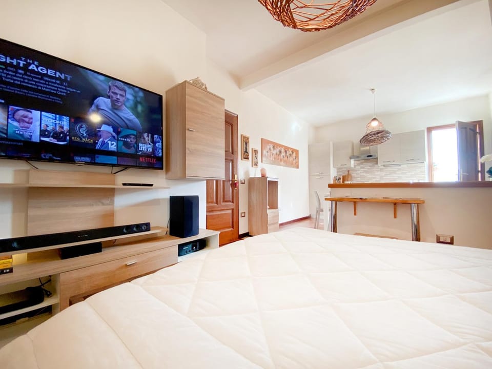 Bed, TV and multimedia, Photo of the whole room, Evening entertainment
