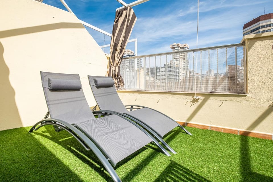 Day, Solarium, Balcony/Terrace, sunbed