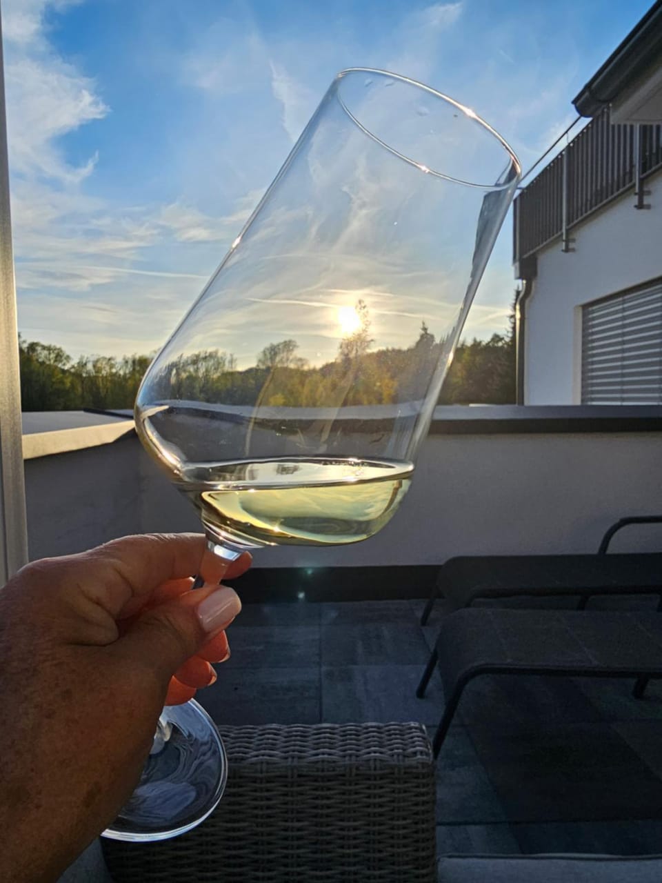 View (from property/room), Balcony/Terrace, Drinks, Sunset