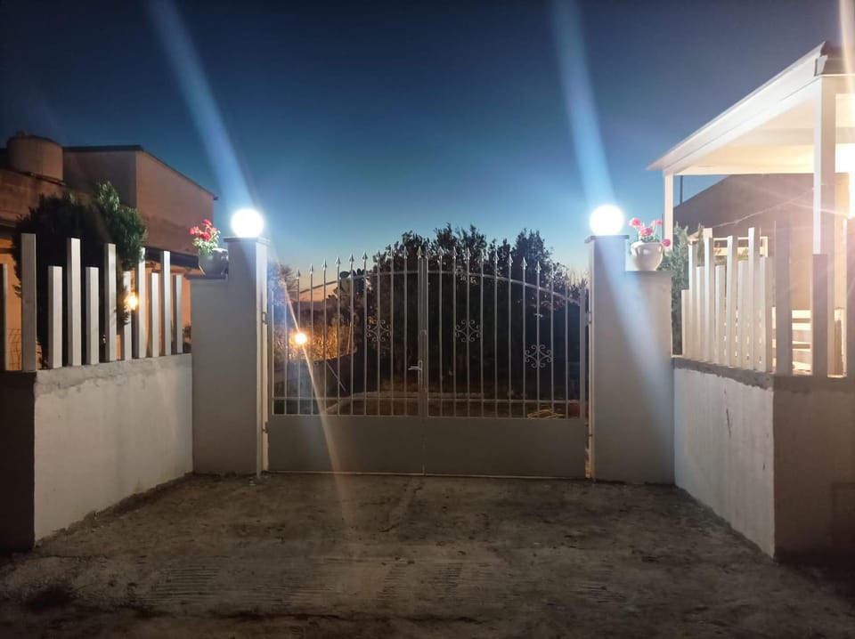 Property building, Night, Garden view