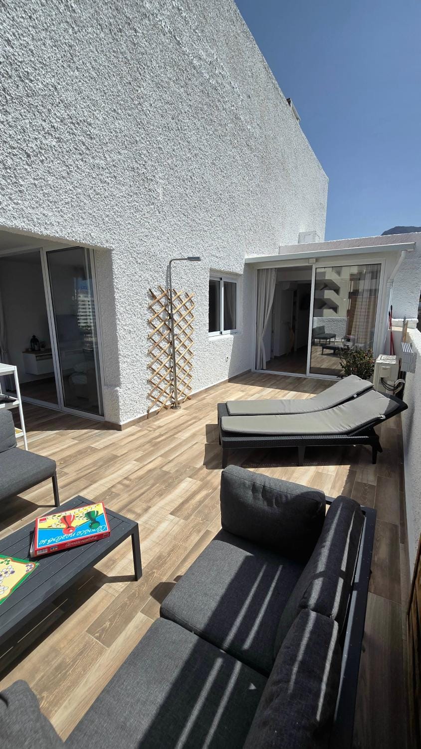 Patio, Balcony/Terrace, Seating area, sunbed