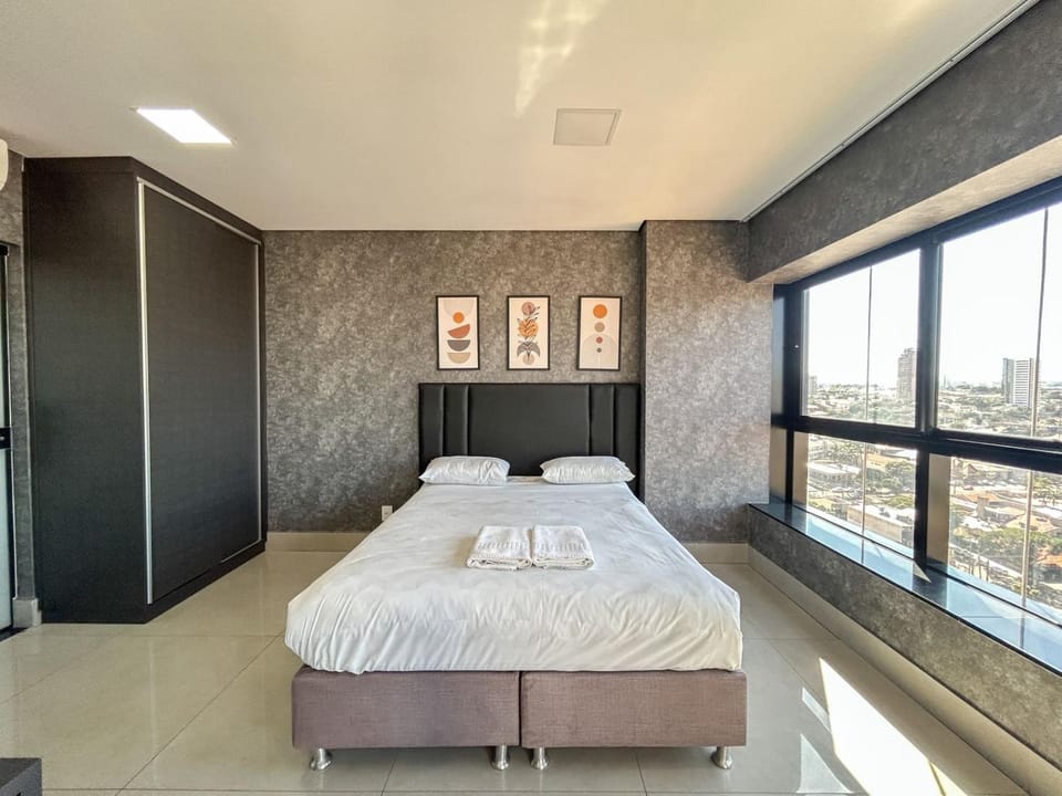 Estúdio Alto e Aconchegante no 18º andar Apartment in Campo Grande