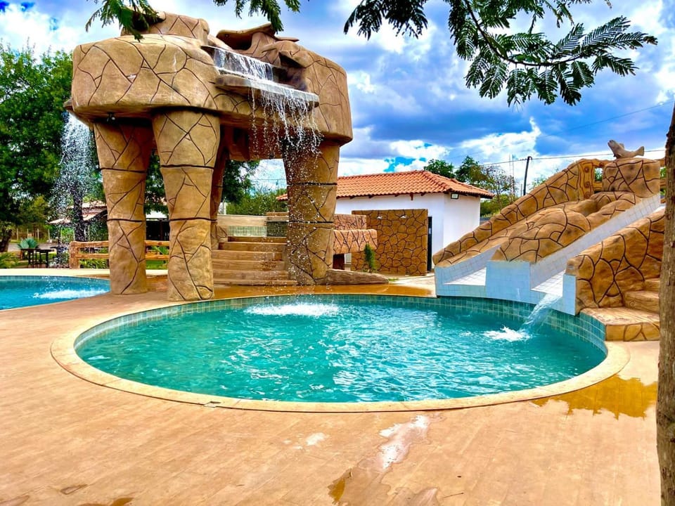 Property building, Day, Natural landscape, Aqua park, Pool view, Swimming pool, Swimming pool