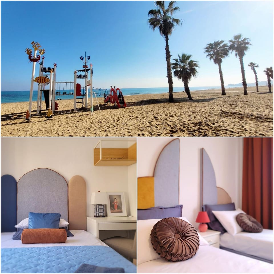 Bed, Beach, Bedroom, internet, towels, air conditioner