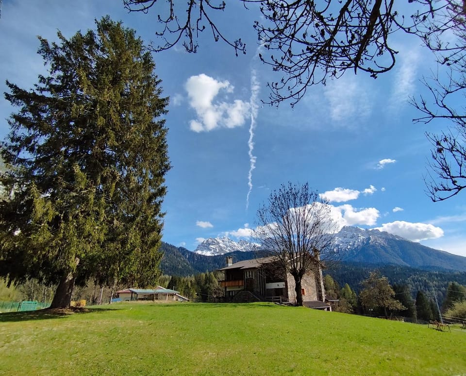 Property building, Natural landscape, Mountain view