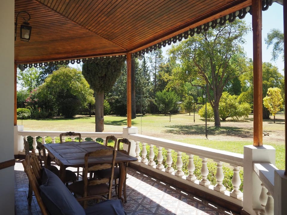 Natural landscape, Garden, Dining area