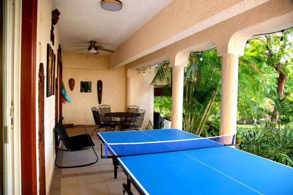 Table tennis, Garden view