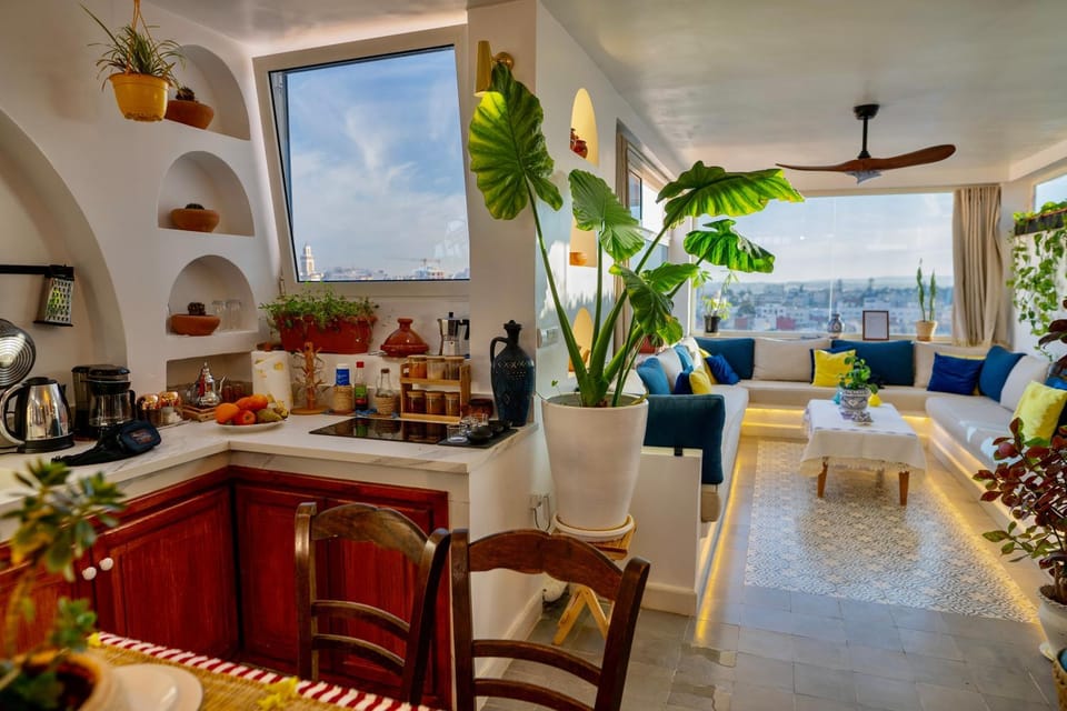 Dar Zohra - Moroccan home with City View & Terrace Apartment in Tangier