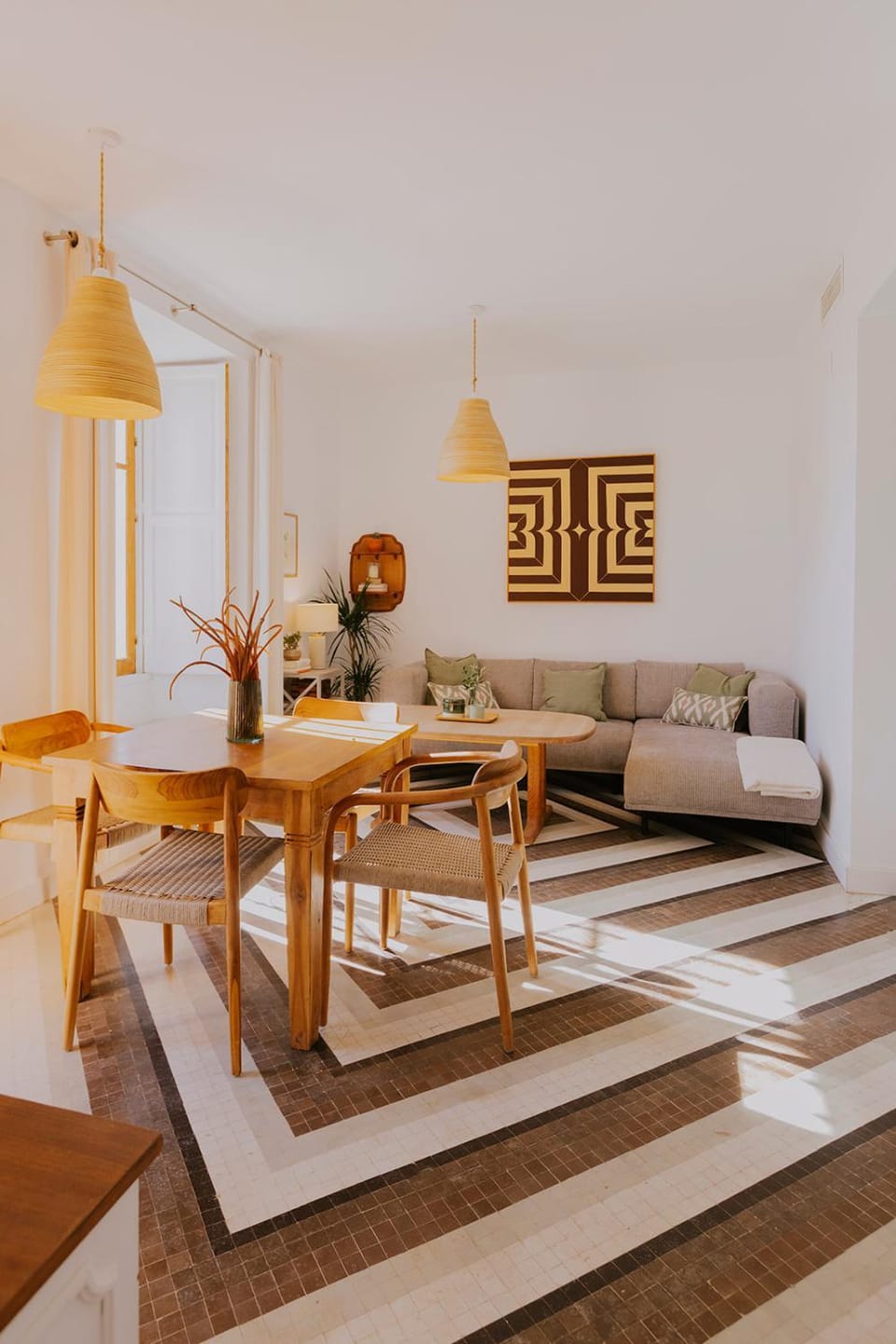 Living room, Seating area, Garden view, Sea view