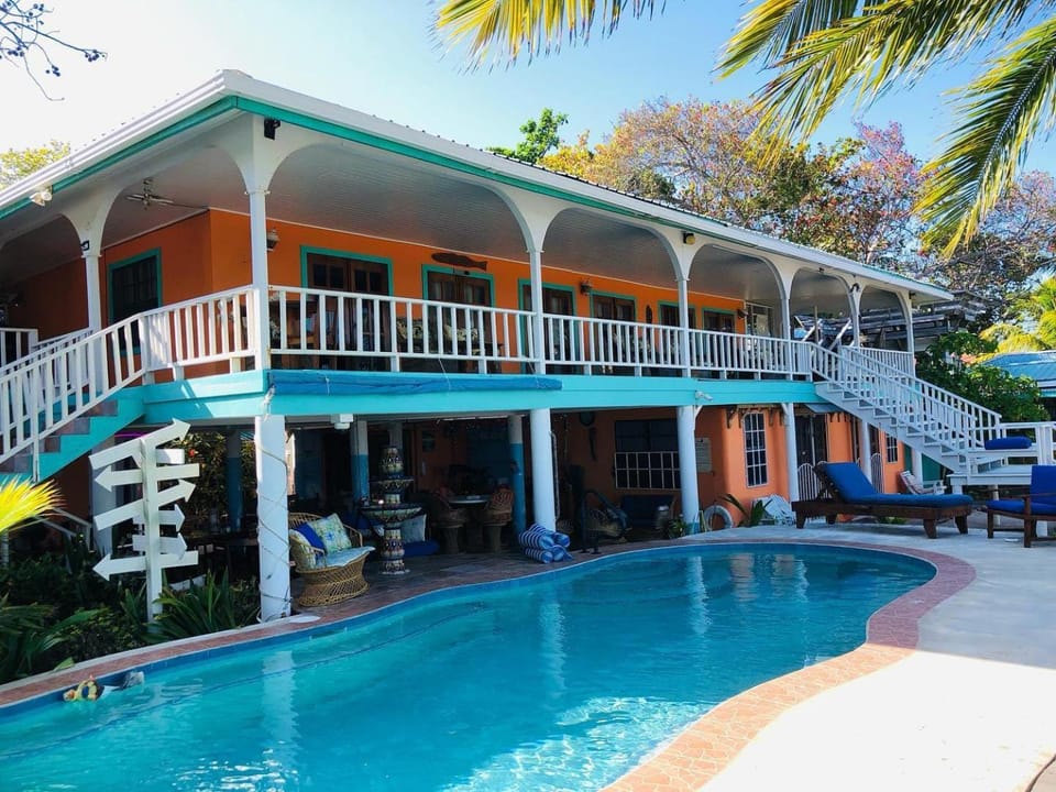 Property building, Pool view