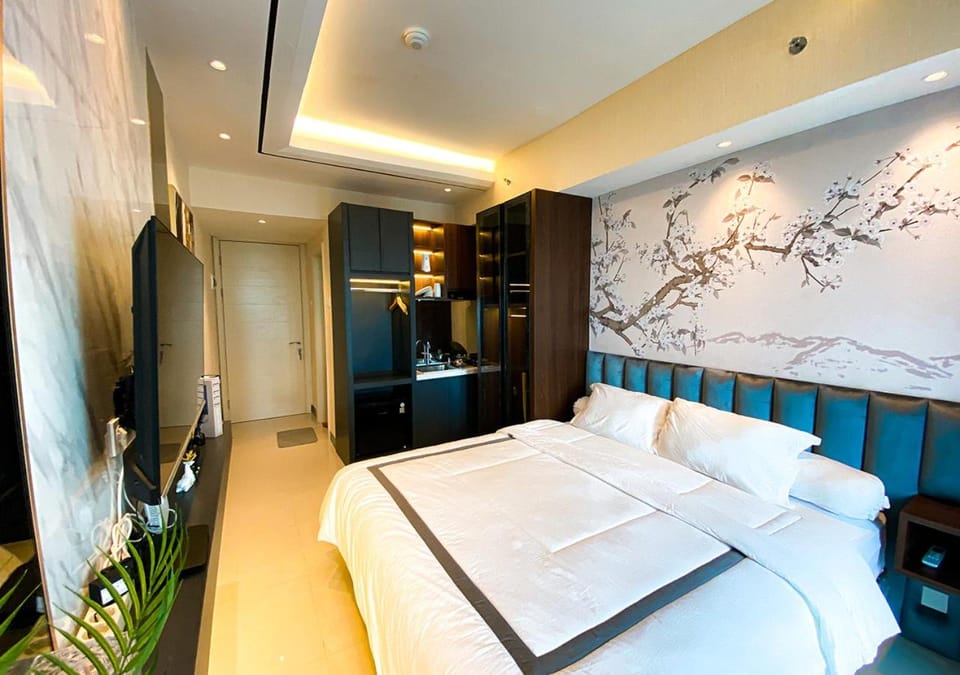 Bed, Kitchen or kitchenette, Bedroom, kitchen