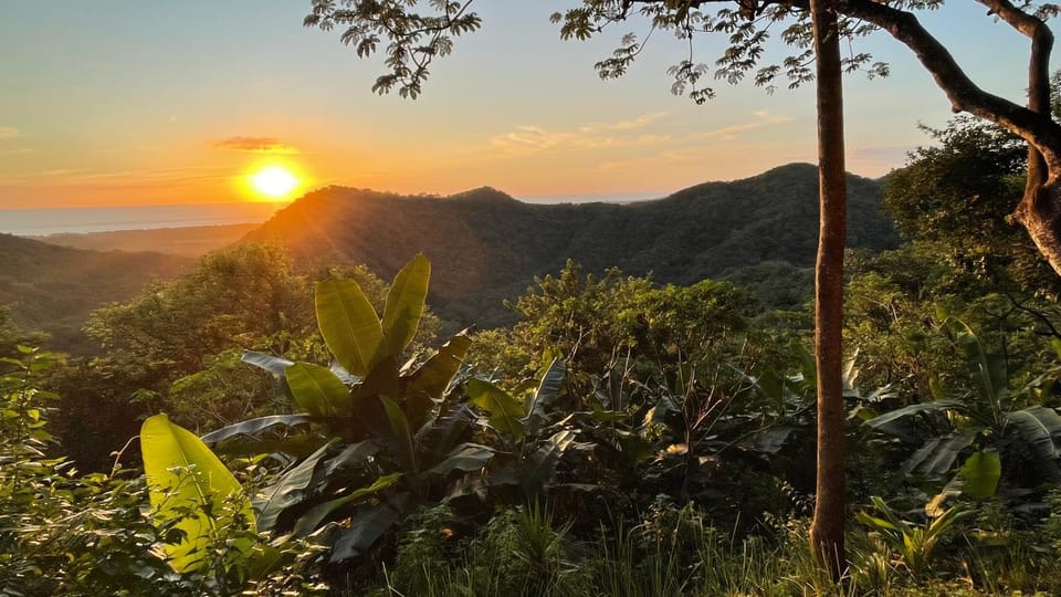 Natural landscape, Mountain view, Sea view, Sunset